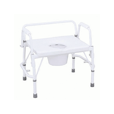 Drop-arm All In One Bariatric Commode By Patt