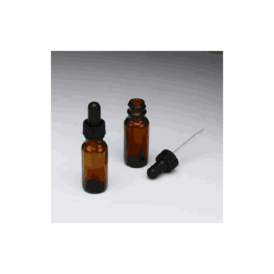 Dropper Bottle 1 Oz. Amber - Bottel, Dropper
