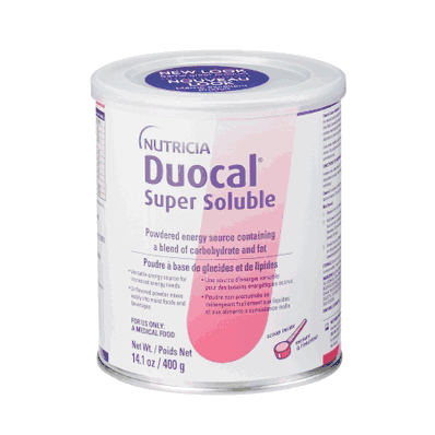 Duocal Super Soluble Unflavored High Calorie Oral Supplement Unflavored 400g Can, 14 oz.