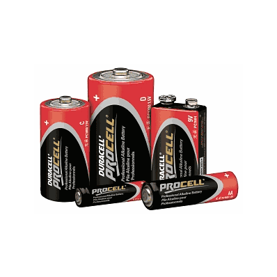Duracell Procell Alkaline Batteries AA, 144/cs PC1500