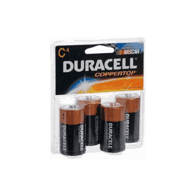 Duracell Coppertop Alkaline Battery C 1.5 V