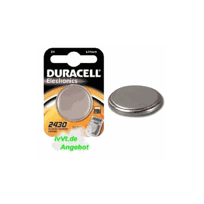 Duracell Lithium Battery 2430 3 V - Battery,