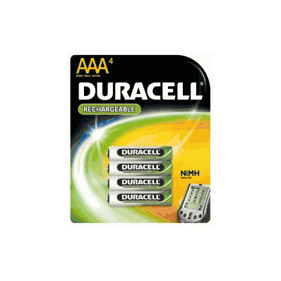 Duracell Nickel Metal Hydride Battery AaA -