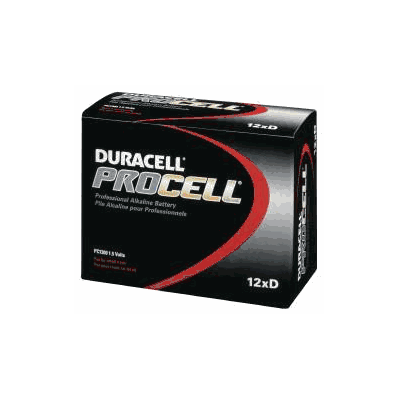 Duracell Procell Alkaline Battery D 1.5 Vol