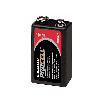 Duracell Procell Zinc Air Batteries, Telemetr