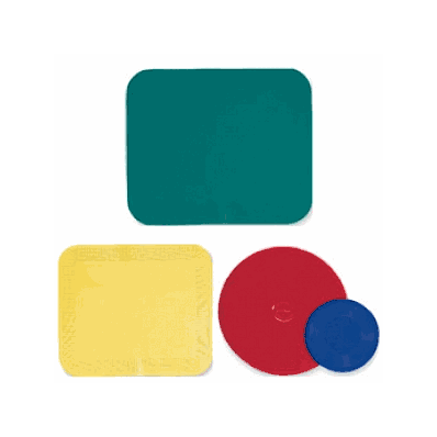 Dycem Pad Rd Tex Red 7 1/2