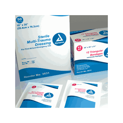 Dyna Stopper Trauma Dressing, Sterile - 60/Cs