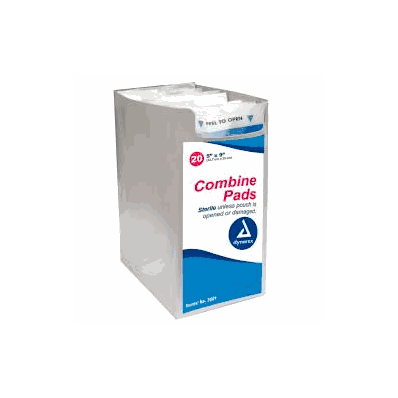Dynarex 3501 ABD/Combine Pad, 5 x 9"