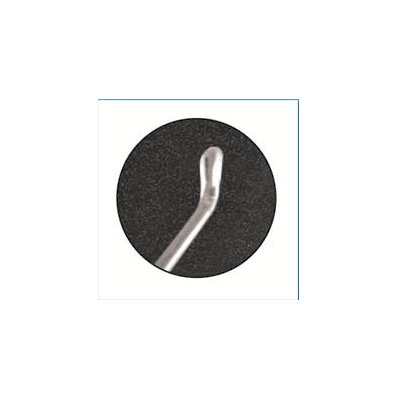 Ear Curette, 2.5 mm Concave Tip Bent