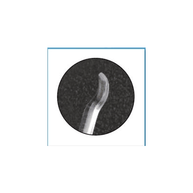 Ear Curette, New wave-like 2.5 mm Wide Tip
