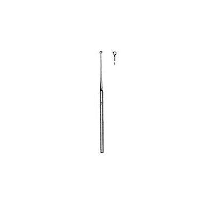 Ear Curette Single-ended Size 1 Straight, Sha