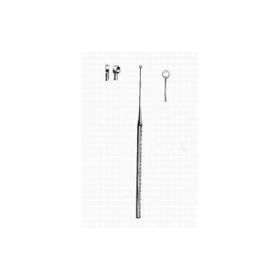 Ear Curette Single-ended Size 4 Straight, Sha
