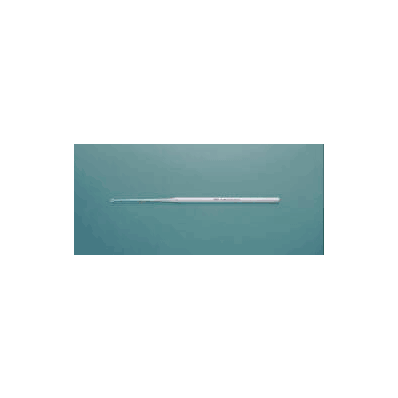 Ear Curette Size 2 Straight, Blunt Tip - Cure