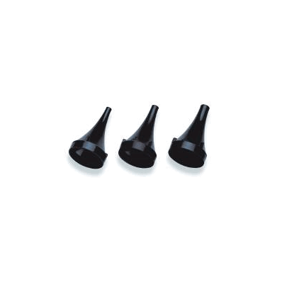 Ear Speculum, 3 mm, Color: Black