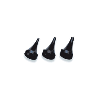 Ear Speculum, 4 mm, Color: Black