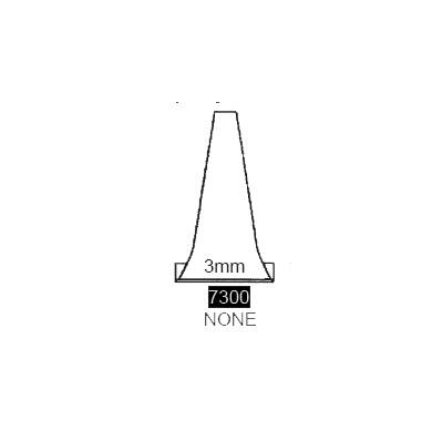 Ear Speculum Diagnostic Ortec Plastic Black