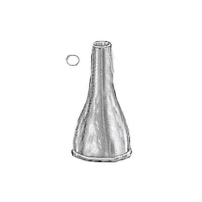 Ear Speculum Size 1, Adult Chrome Metal 4 X 5