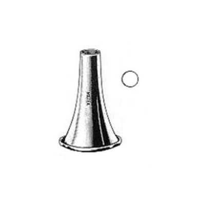 Ear Speculum Size 2 Chrome Metal 5 Mm Reusabl