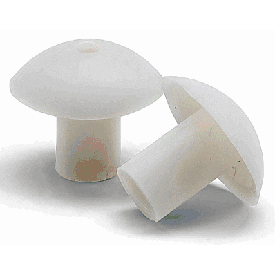 Ear Tips, 19 mm white plastic for TM286