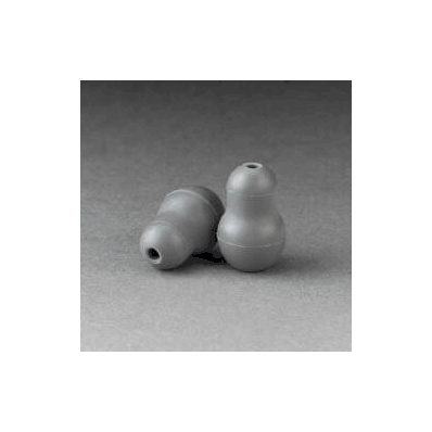 Ear Tips, Stethoscope, Gray, Large, Snap Tight