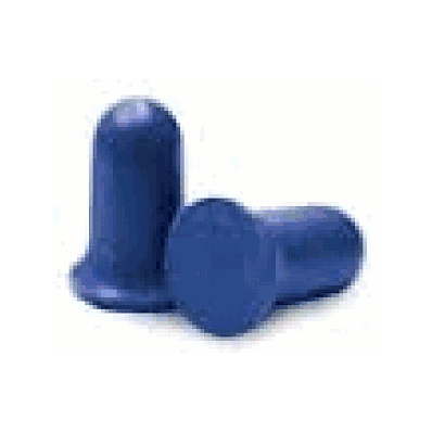 Earplugs, Blue, Pair, In Poly Pouch - Medline