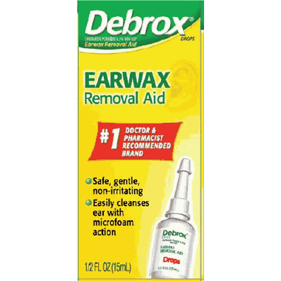 Earwax Removal Aid, 0.5 oz. Dropper Bottle Drops