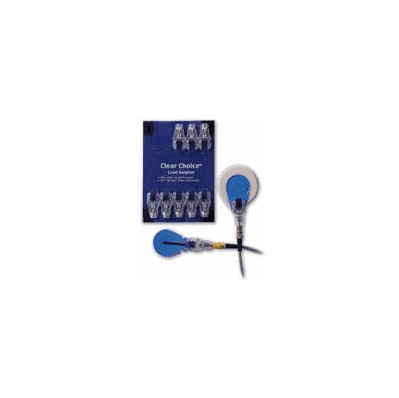 Ecg Lead Clip Clear Choice 4mm Pin, Clear - C