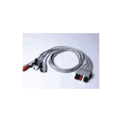 Ecg Lead Wire 0.6 M, 5 Leads, With Clip - Lea