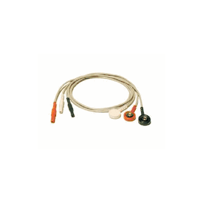 Ecg Lead Wires 3 Saftey Cable Lead, Color Cod