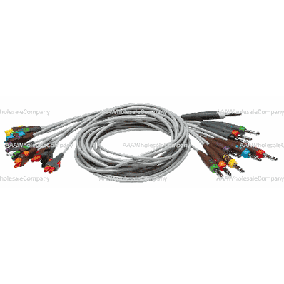 ECG Leadwire, 10" Banana Old Style, AHA