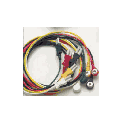 Ecg Leadwire Trulink 18 Inch L, Red, Snap Ty