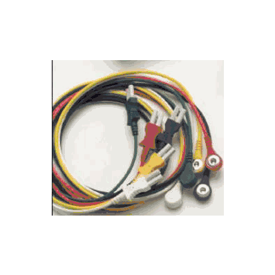 Ecg Leadwire Trulink 18 Inch L, White, Snap