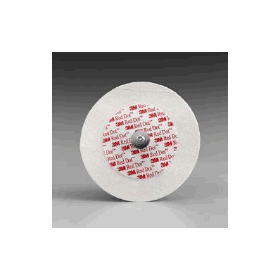 Ecg Monitoring Electrode Red Dot Round Style