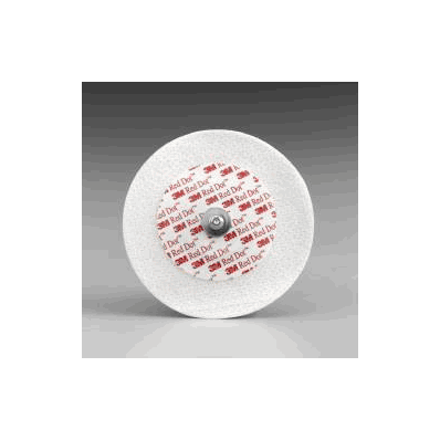 Ecg Monitoring Electrode Red Dot Round Style