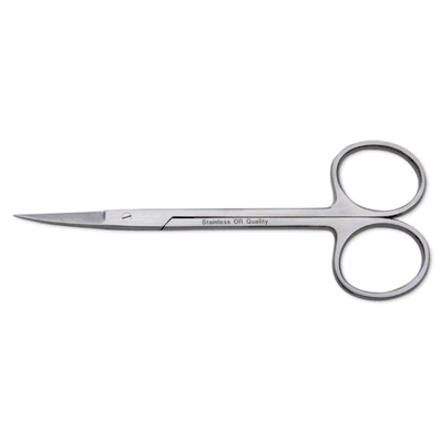 Economy Instruments, Iris Scissors, 4.5" curv