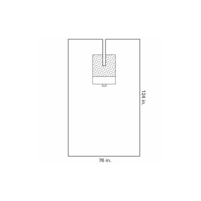 Eent Drape Eent Split Drape 76 W X 124 L Inch