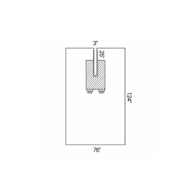 Eent Drape Eent Split Drape 76 W X 124 L Inch