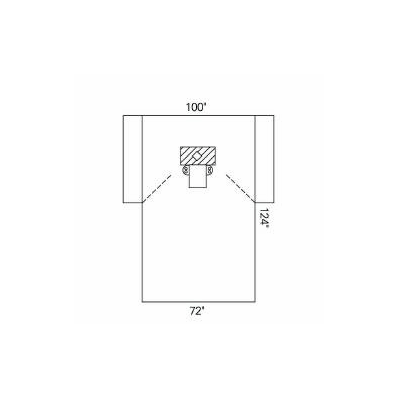 Eent Drape Thyroid Drape 100 W X 72 W X 124 L