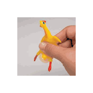 Egg Laying Rubber Chicken - Chicken, RubBer E