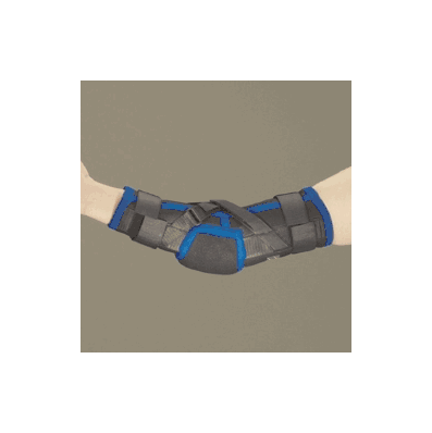 Elbow brace, 10-11", medium, tri-tex, medial/lateral hinge 