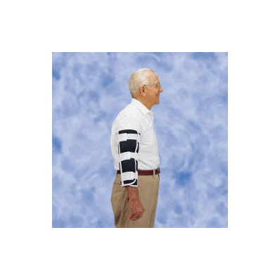 Elbow immobilizer, 14", foam, contact closure