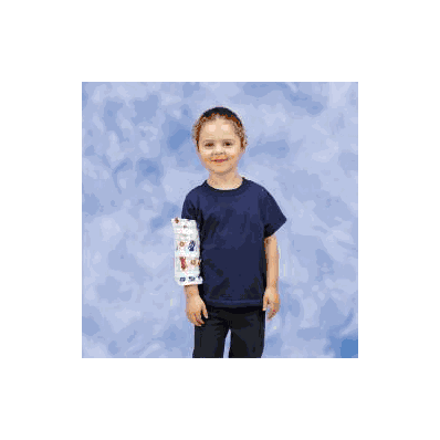 Elbow immobilizer, 2-7 year, cotton, contact closure