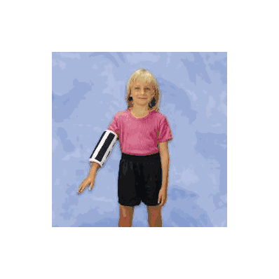 Elbow immobilizer, small, foam, contact closure, blue