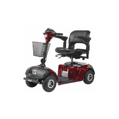 Electric Scooter 4 Wheel Red - Scooter, Dayto