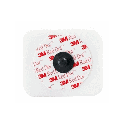 Electrode, Ecg, Foam, W/Sticky Gel, Abrader -