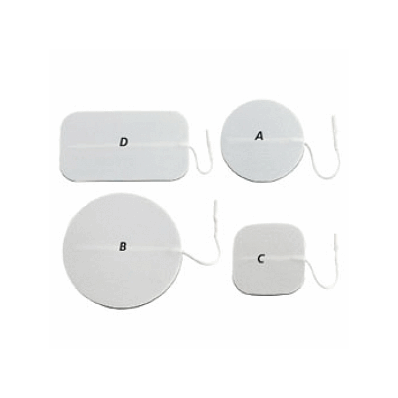 Electrode, Valutrode Foam 1.5"X2.5" Oval - Me