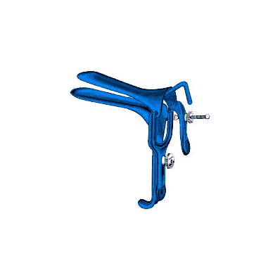 Electrosurgical Vaginal Speculum, Medium 4 x 1-1/4" Blue