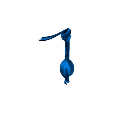 Electrosurgical Vaginal Speculum Steiner-Auvard, Medium 5-1/2 X 1-1/4" Single End