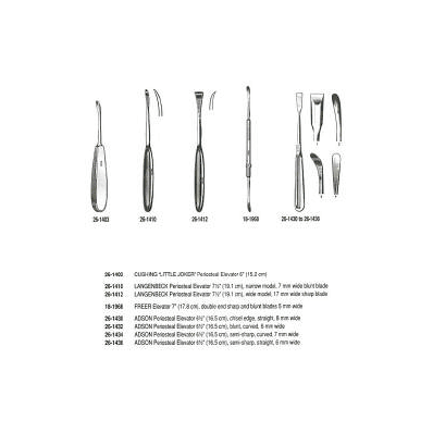 Elevator Periosteal Adson 6-1/2 Inch L Curved
