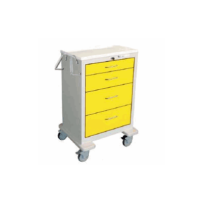 Emergency Cart 4 Drawers Yellow - Cart, Crash